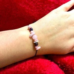 Love yourself crystal bracelet